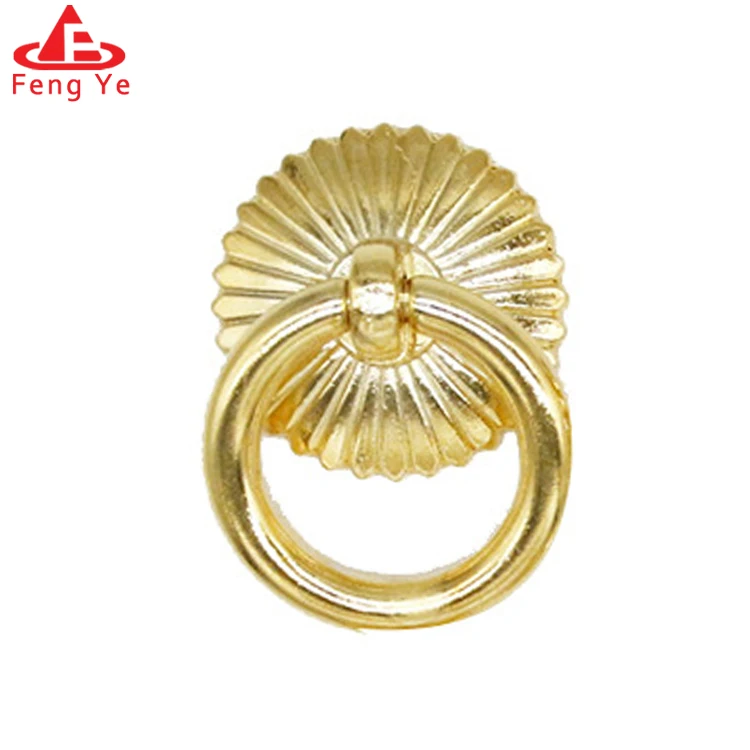 Fancy Furopean Antique Gold Cabinet Door Knocker Wardrobe Drawer Jewelry Box Small Ring Handle Knobs for Gates