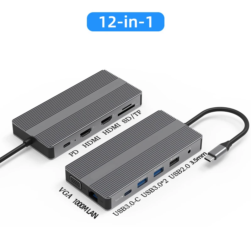 WISTAR USB C Hub Collection Multiport Type C Adapter USB C Dock USB 3.0 Hub Type C Docking Station