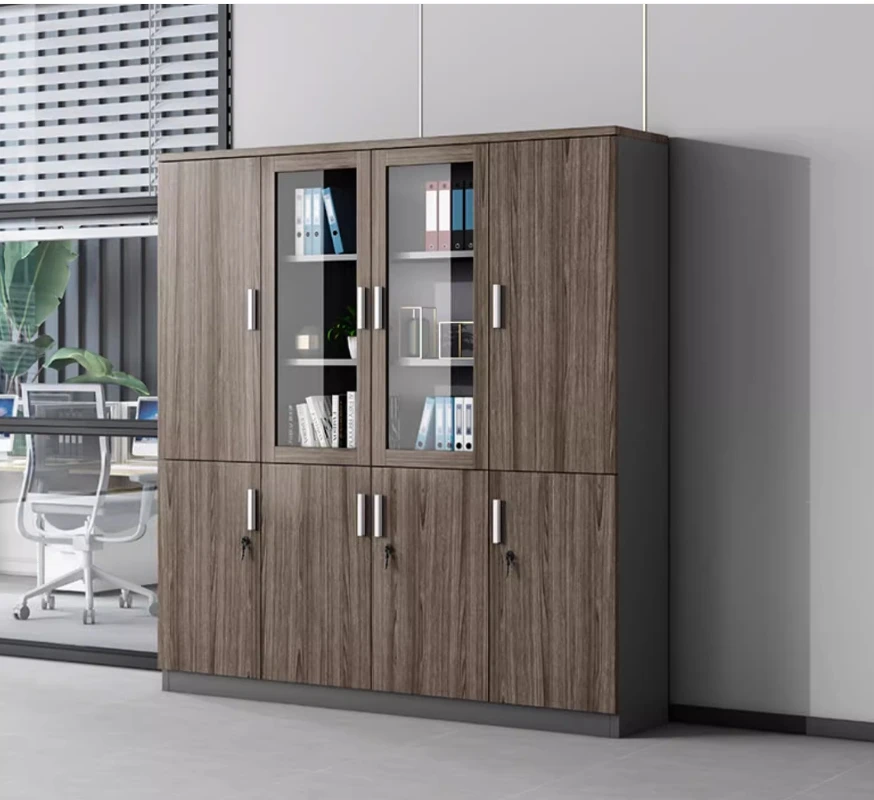 Wooden Office File Cabinet Office Durable Equipment Filing Cabinet Vertical Filing Cabinet