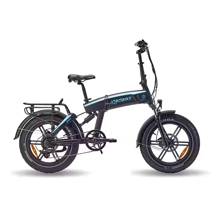 20-Inch EU Fat Tire Electric Mountain Bicycle Folding Design with Lithium Battery Power Wholesale from Snow