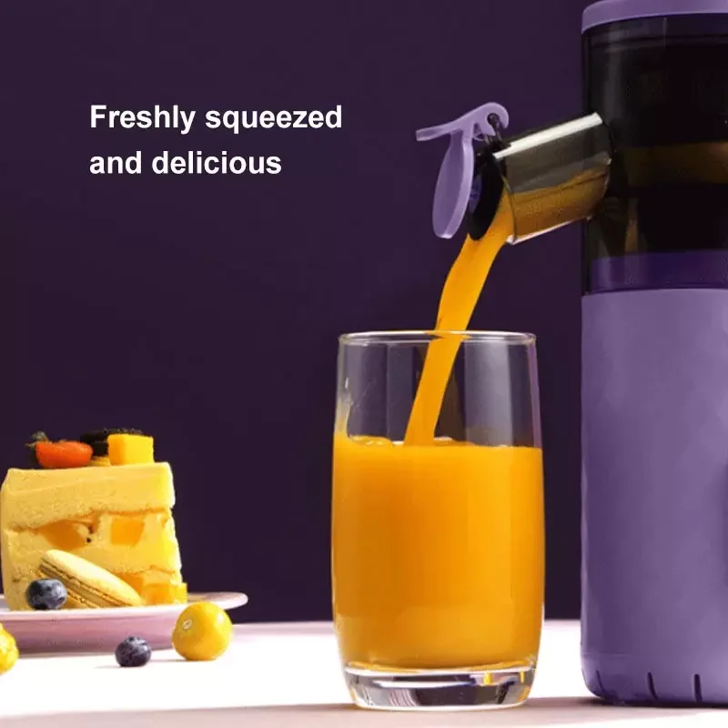 powerful Big feeding Mouth Commercial fruit electric citrus juicer blender portable extractor machine cold press Slow Juicer