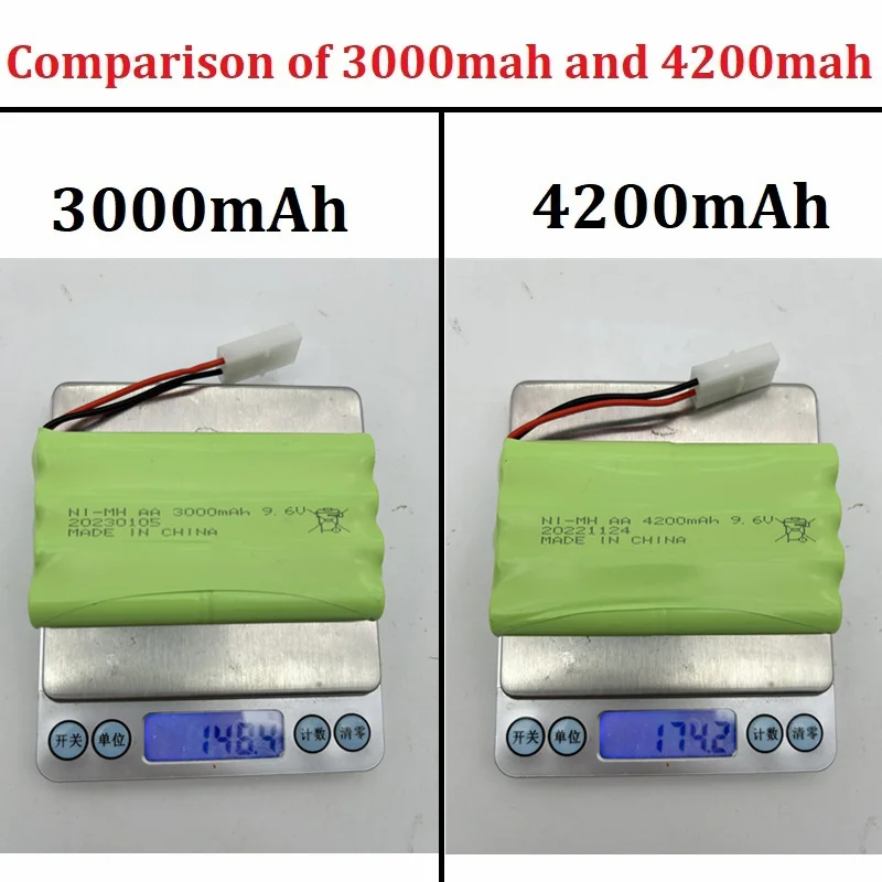 9.6v 4200mAh AA Ni-MH Battery For Rc Toys Cars Rechargeable Battery Pack