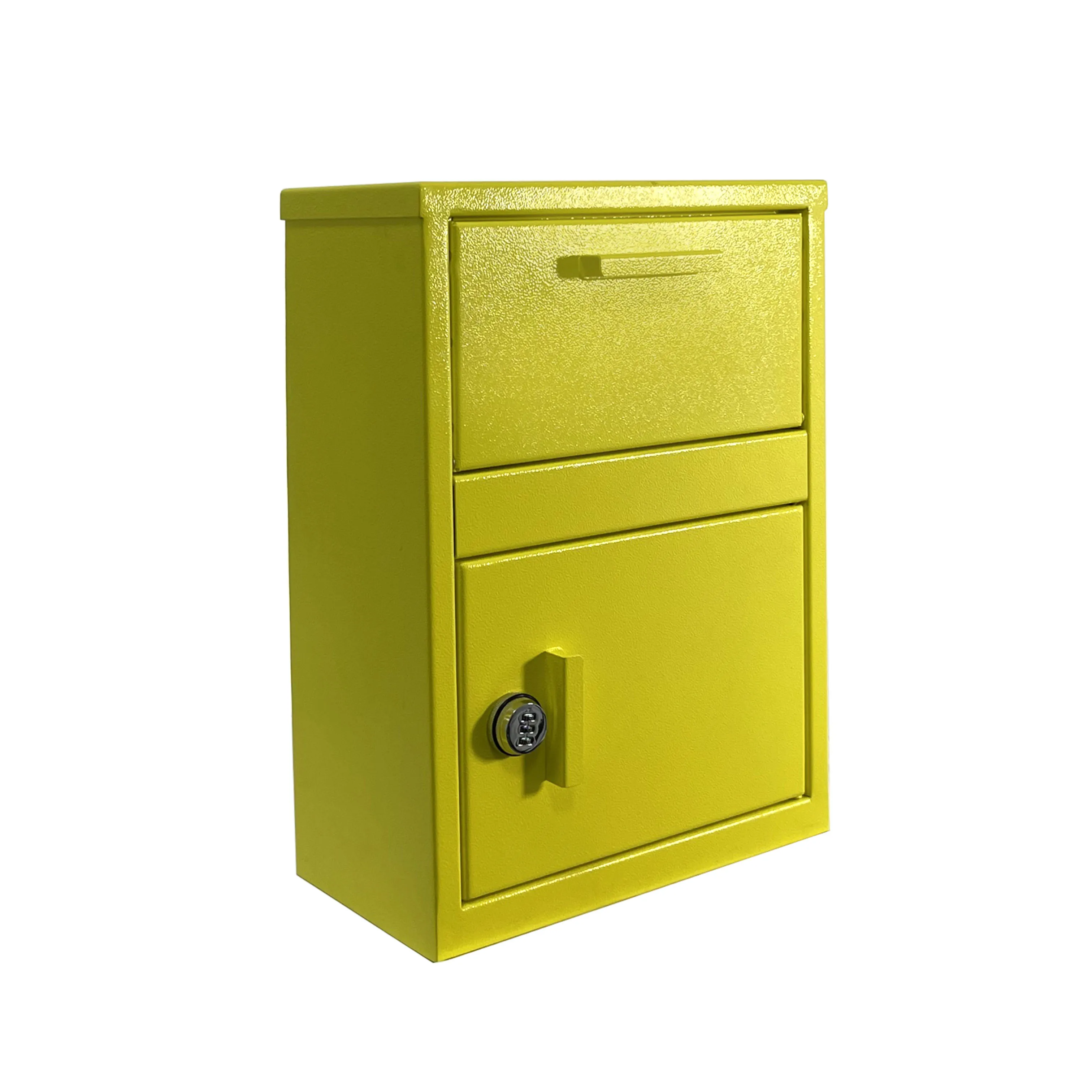 Outdoor Freestanding Parcel Drop Box Lockable Package Delivery Box Mailbox