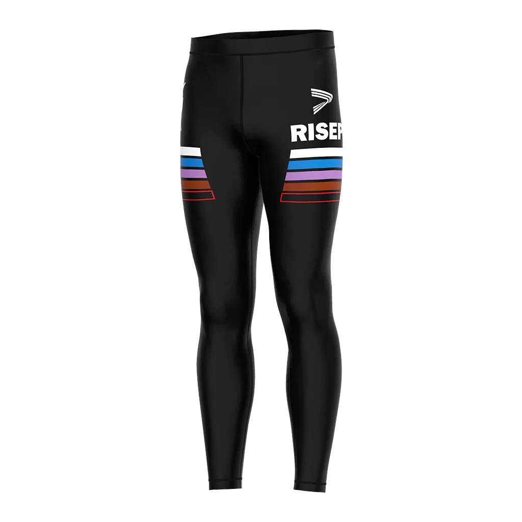 Design Oem Odm Sublimated Judo Bjj Leggings Compression Pants Cycling Running Custom Mma Rashguard Shorts Men Spats