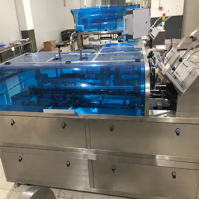 Manufacturer customized full automatic oral solution/medicine pill carton packing machine