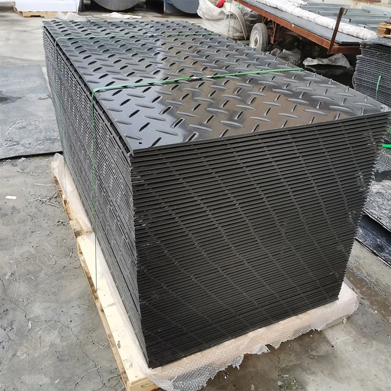 Анти-скольжения hdpe временные Мат покрытие для мокрой поверхности полиэтилена болото коврик дорожный