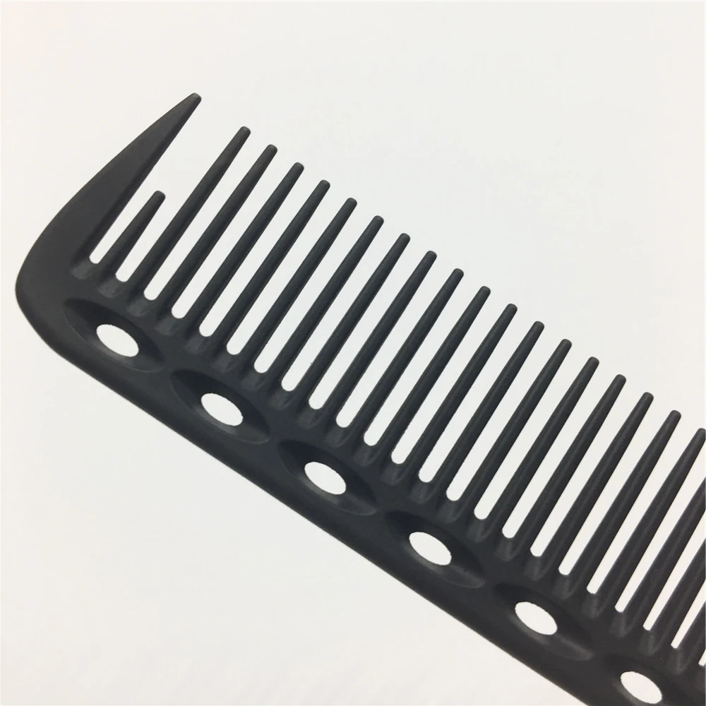 Hot sale cutting hair used in salon professional antistatic plastic hair combs wholesale black and colorful