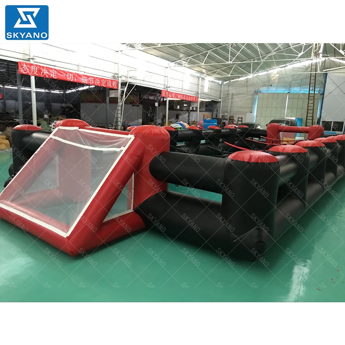 Inflatable human table football game human body rocker football inflatable human soccer table games for sale