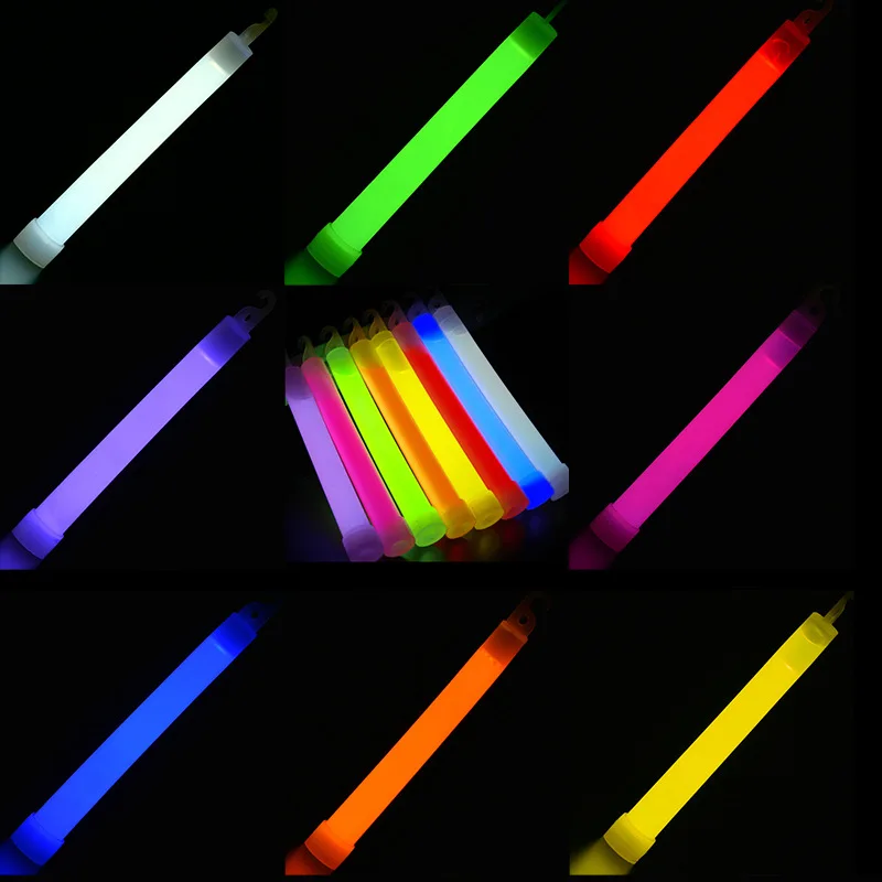 Disposable 6-inch Glow Sticks 6-inch Glow Sticks Night Lighting 15*150MM Outdoor Camping Adventure Light Emitting Concert Toys