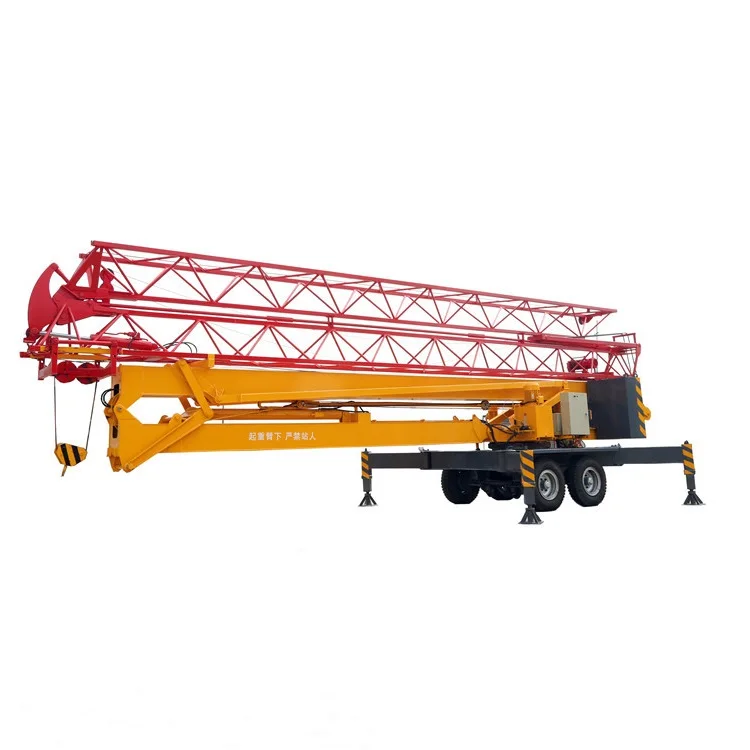 Good price Hunan Changsha Haoboc Building Construction Crane Mini Mobile Tower Crane in Egypt for sale
