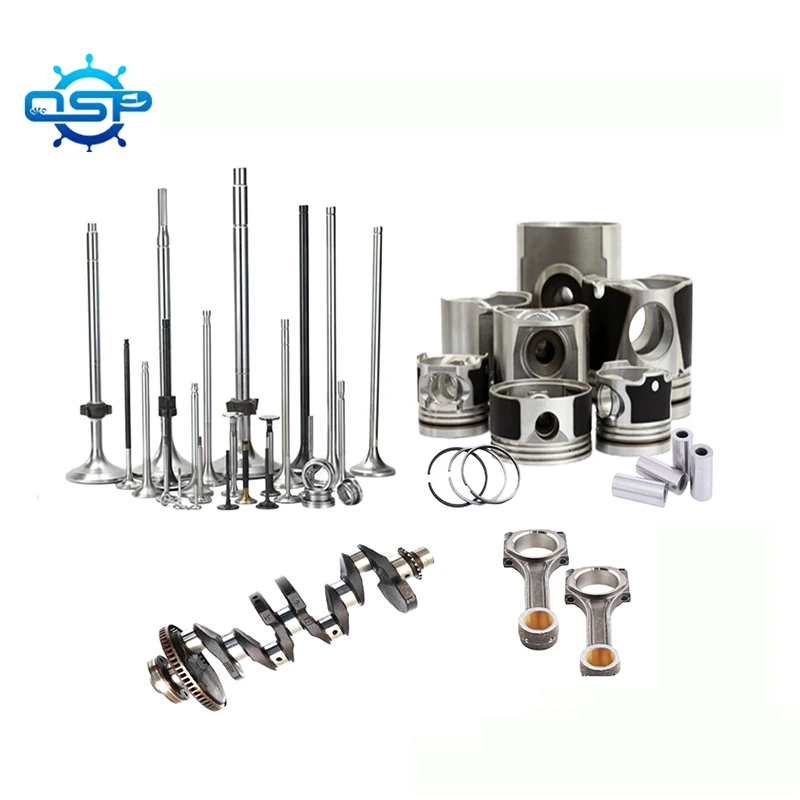 Manufacturer car motor Diesel engine  parts CUMMINS QSB4.5  ISB4.5 102mm  PISTON WITH PIN & clips STD  Pistons part