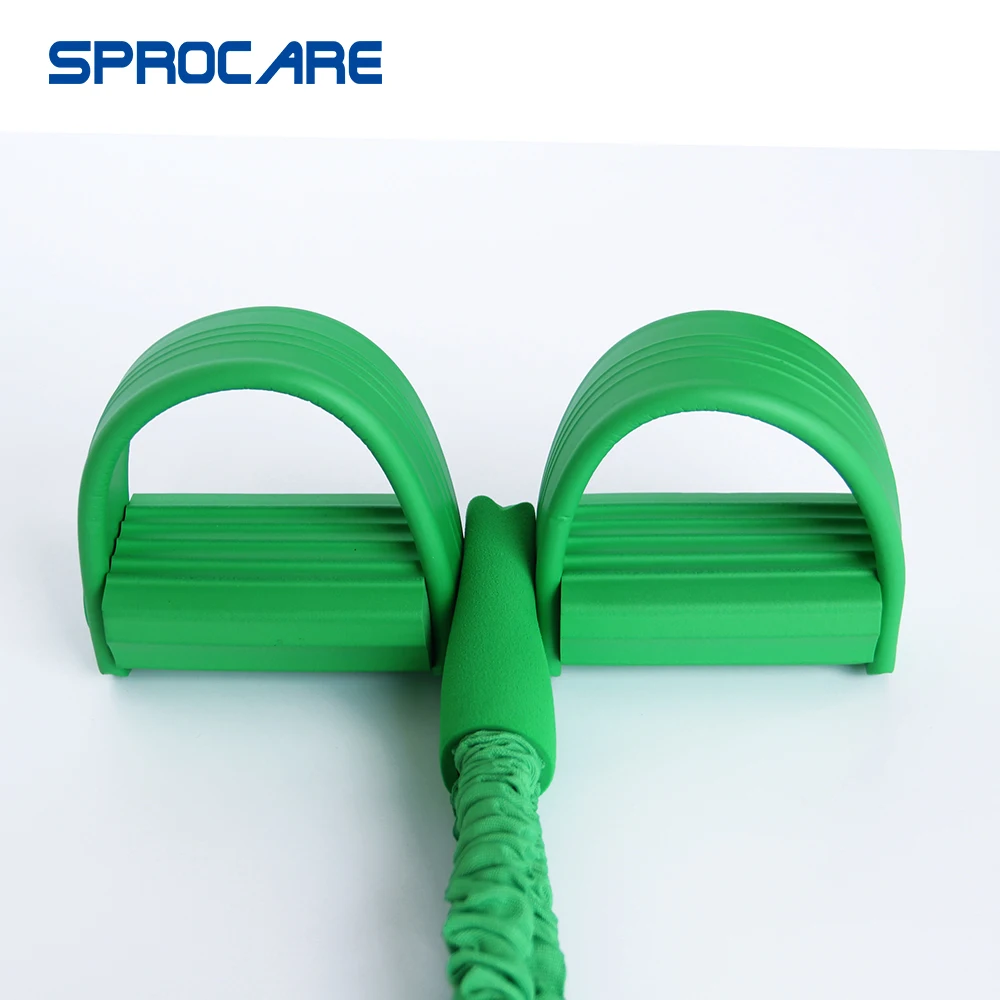 Slimming Resistance Bands Elastic Pull Rope Toning Tubes Foot Abdomen Trainer Sit-up Exercise Device