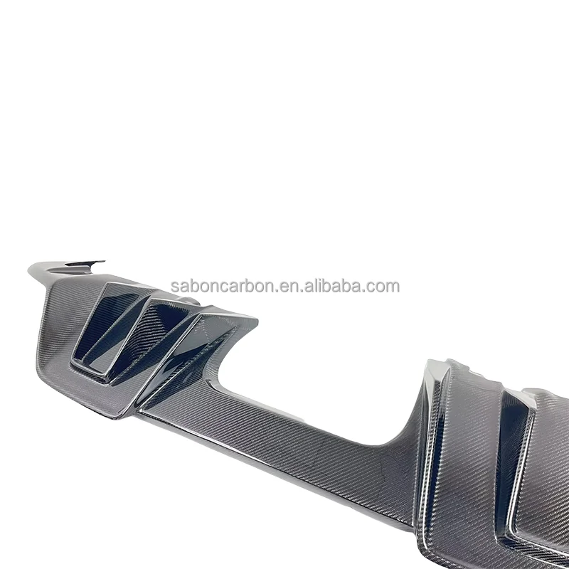 For Honda Civic Type R FL5 Carbon Fiber Rear Bumper Diffuser Lip Aggressive