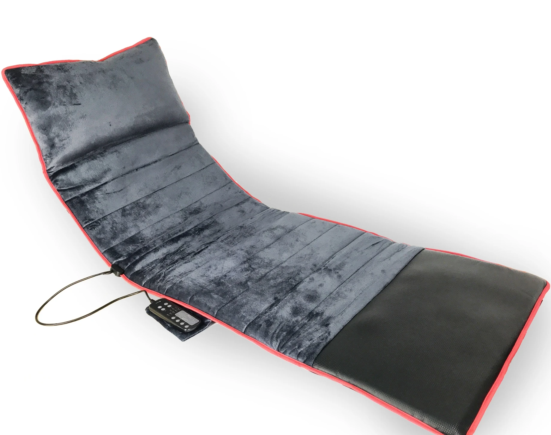 Massage Mat Vibration Pad - Full Body Vibration Mattress Pad for Bed with Rotating Shiatsu Neck Massage Pillow, Shoulder Back Ma