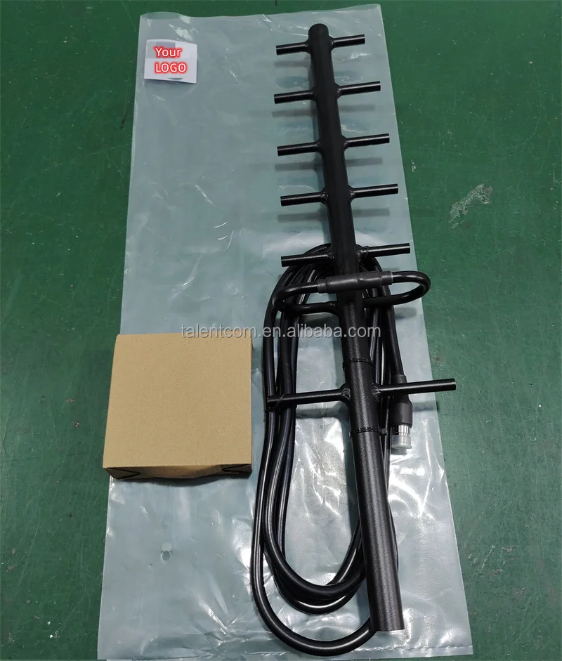 Directional External 100 Km Car Radio Indoor ABS TV System 10 Dbi 5V 75 Ohm GSM 900 MHz Yagi Outdoor Long Range Antenna