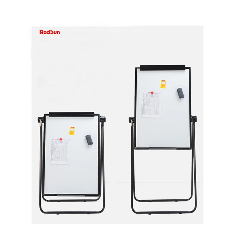 360 degree movable clip paper flip chart white boards stand flipchart with easel for home office