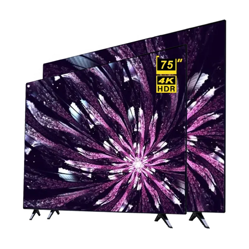 Wholesale Cheap price  4K  Narrow screen TV 75 inch Android Smart Television home theater fast delivery