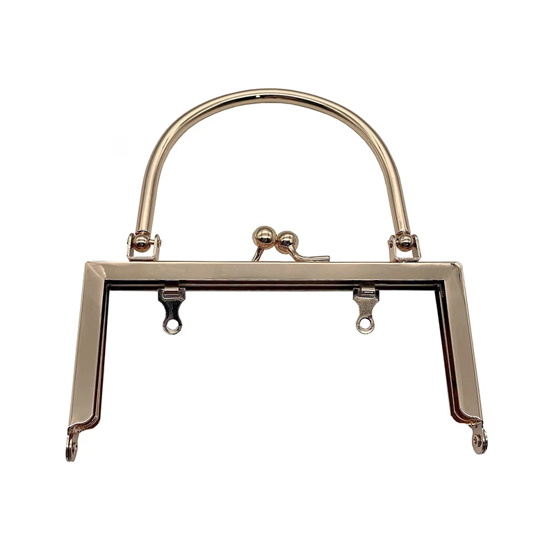 Factory Custom Metal Purse Kiss Clasp Lock Bag Frame for Bag Handle DIY Handmade