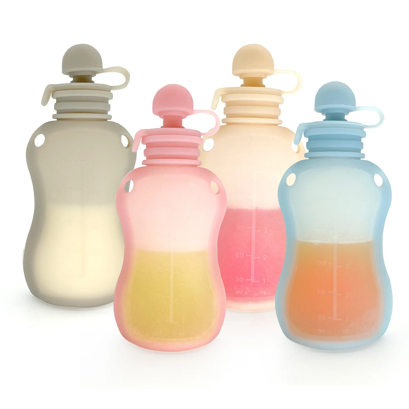 New arrival silicone milk storage bag baby milk storage breast milk storage bag bpa free