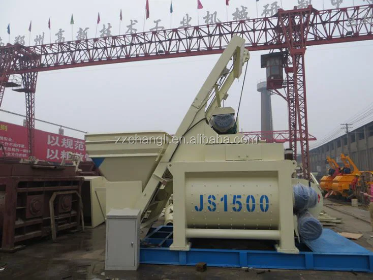 High Quality JS1500  Diesel Concrete Mixer Electric Concrete Mixer Big Concrete Feed Mixer