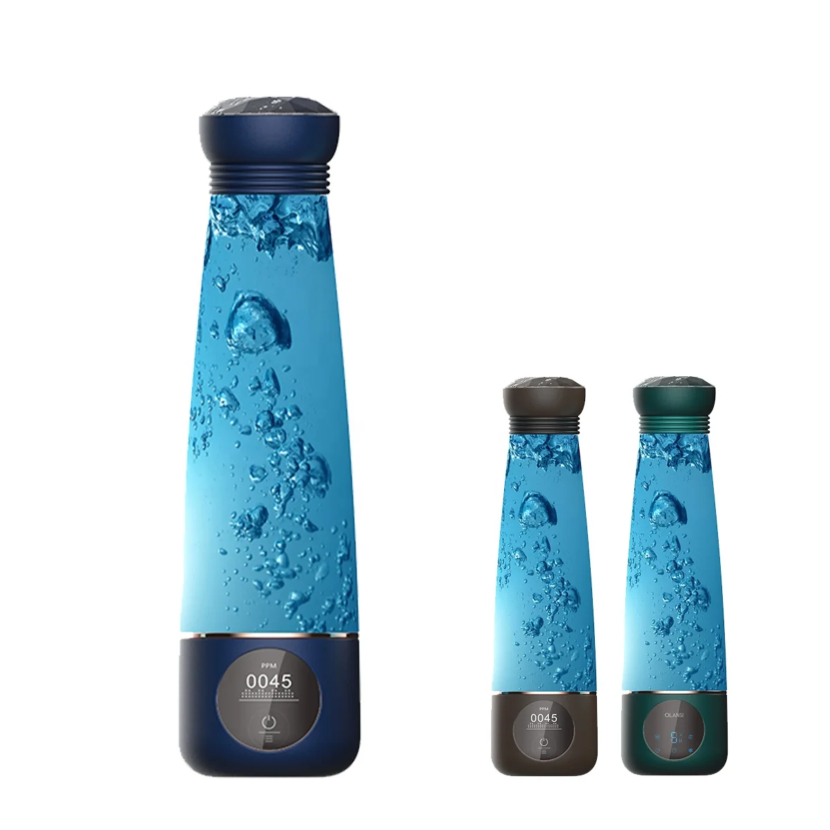 Titanium Platinum Membrane Electrode Hydrogen Water Generator Bottle 270ml 3000ppb Hydrogen Rich Water Bottle