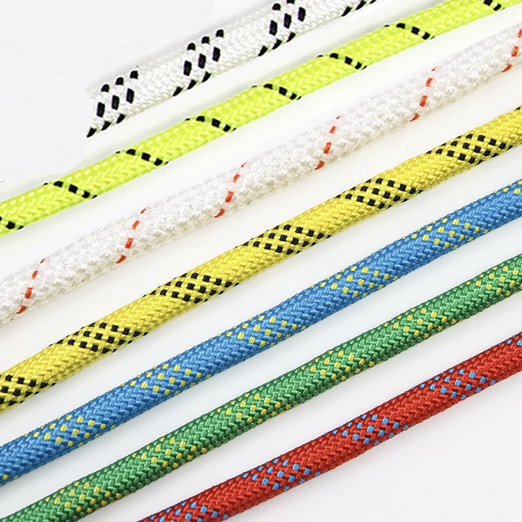 Customized Size and color 1---10mm polyester packaging rope polyester solid braided rope