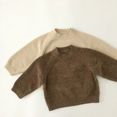 Hot Sale Custom Boys And Girl Knitwear Pullover Autumn Winter Custom Kids Sweater Round Neck Children Sweaters