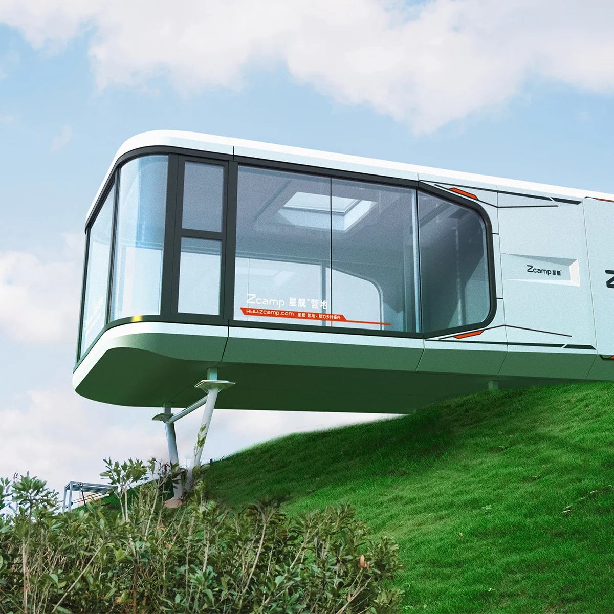 Z5 tiny houses portable mobile house tiny camping easy assemble aluminum alloy prefab house outdoor glass capsule hotel modern