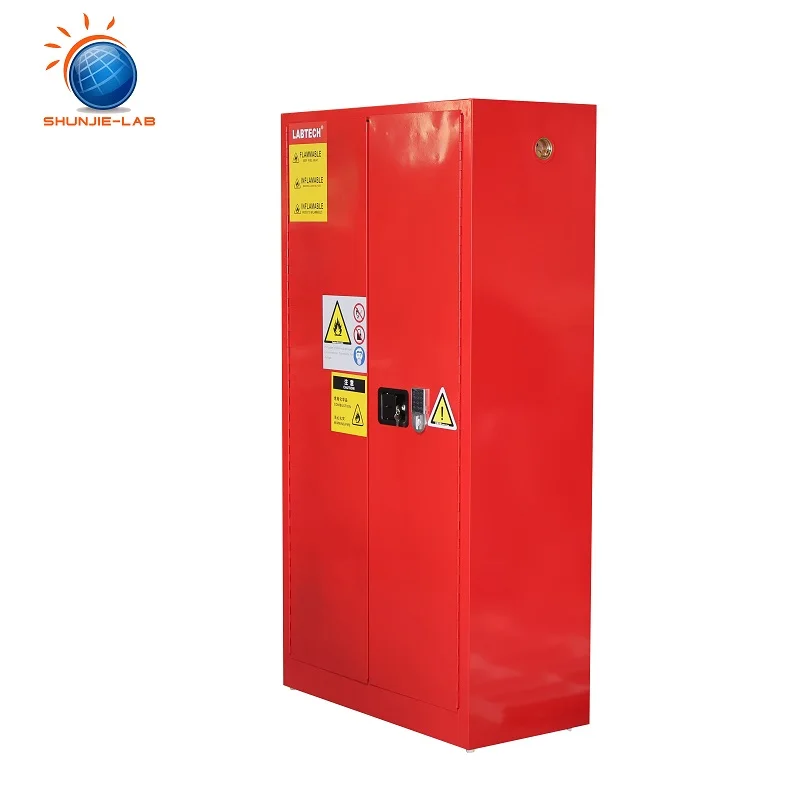 Modern Professional Laboratory Equipment Steel Flammable Fireproof Cabinet School New Solution Chemical Storage Medical Use