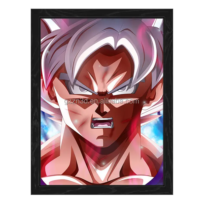 custom 30x40cm Japanese anime style home decoration flip wall painting