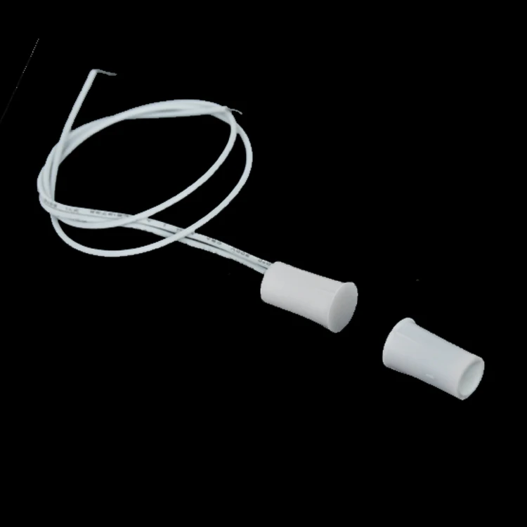 Richsecurity RZ-33B Normally Closed Magnetic Door Alarm Switch  Rugged Plastic Recessed Magnetic Door Contact Sensor Switch