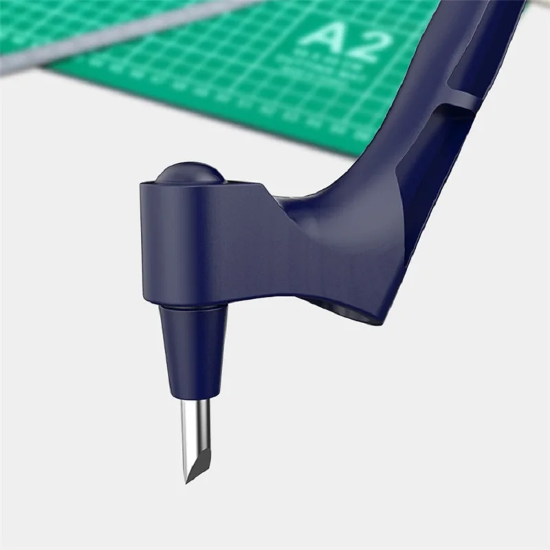 Dropshipping Craft DIY Art Cutting Tools With 360 Stainless Steel Rotating Blade Safety Circle Cutter Paper Rotary Handmade