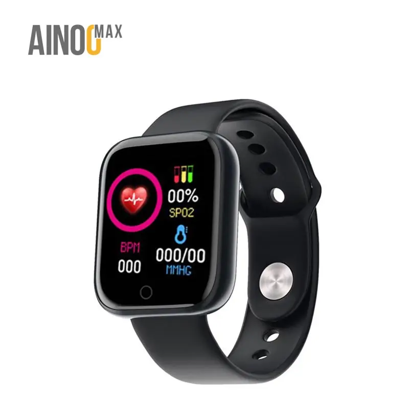 Ainoomax L112 heart rate smart watch reloj  inteligente blood pressure sport d20 y68 band bracelet ip67 waterproof smartwatch