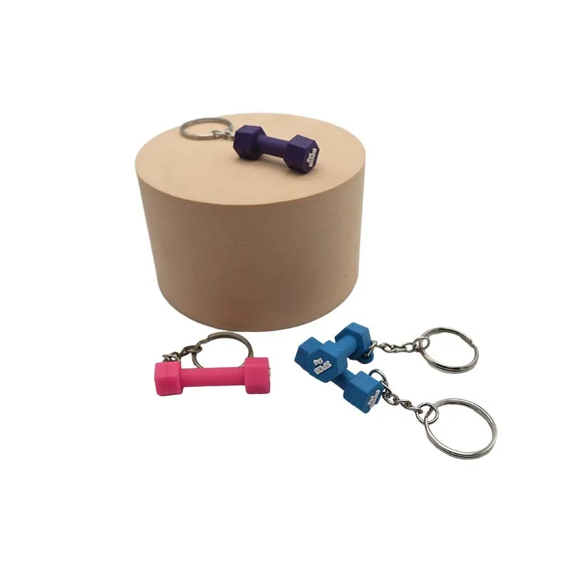 Wsnbwye dumbbells price pakistan llaveros Anime Sublimation DIY CHAVEIRO 55 kg dumbbell keychain