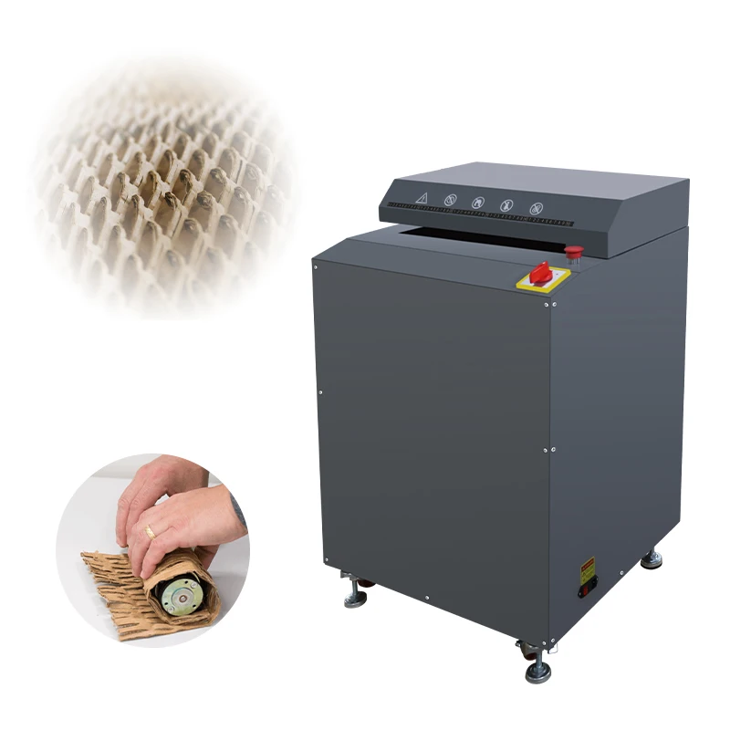 HP-EX1000 Cardboard Shredder Waste Carton Box Expansion Cutter Honeycomb Packaging Crinkle  Paper Corrugated Recycle Machine