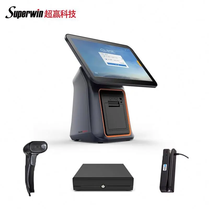Портативный Pos-терминал Pos-система ресторан кассовый аппарат nfc pos-терминал