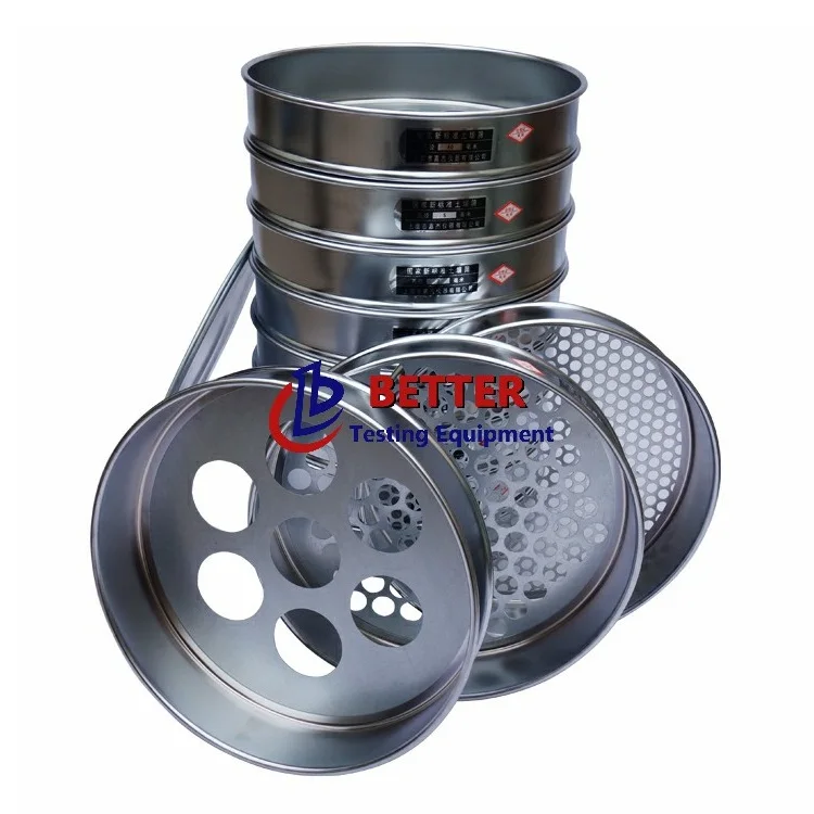 Soil Sieve Analysis Stainless Steel Testing Sieve