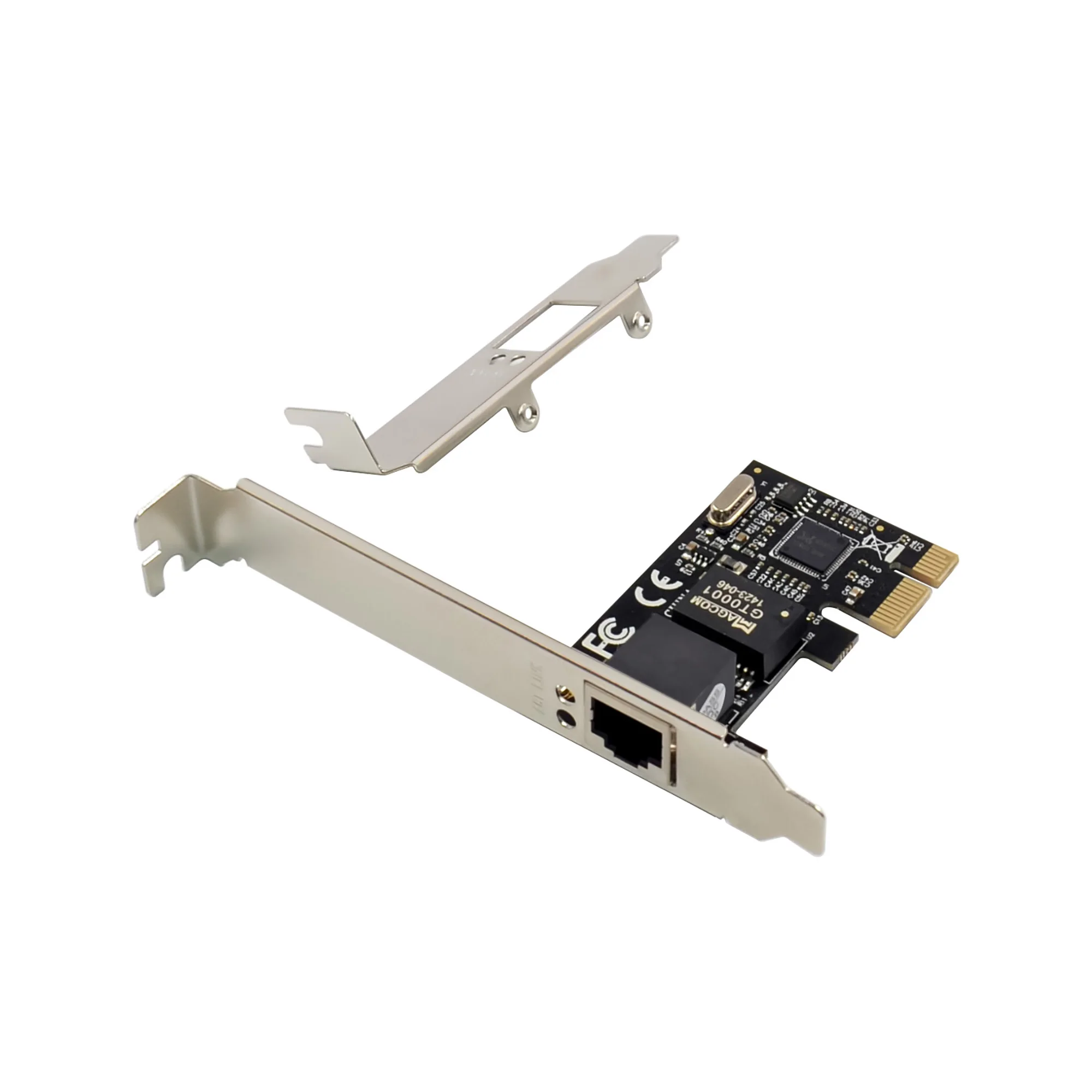 Flykantech 1-Port Dual Profile PCI Express PCIe Gigabit Network Server Adapter NIC Card - PCIe NIC