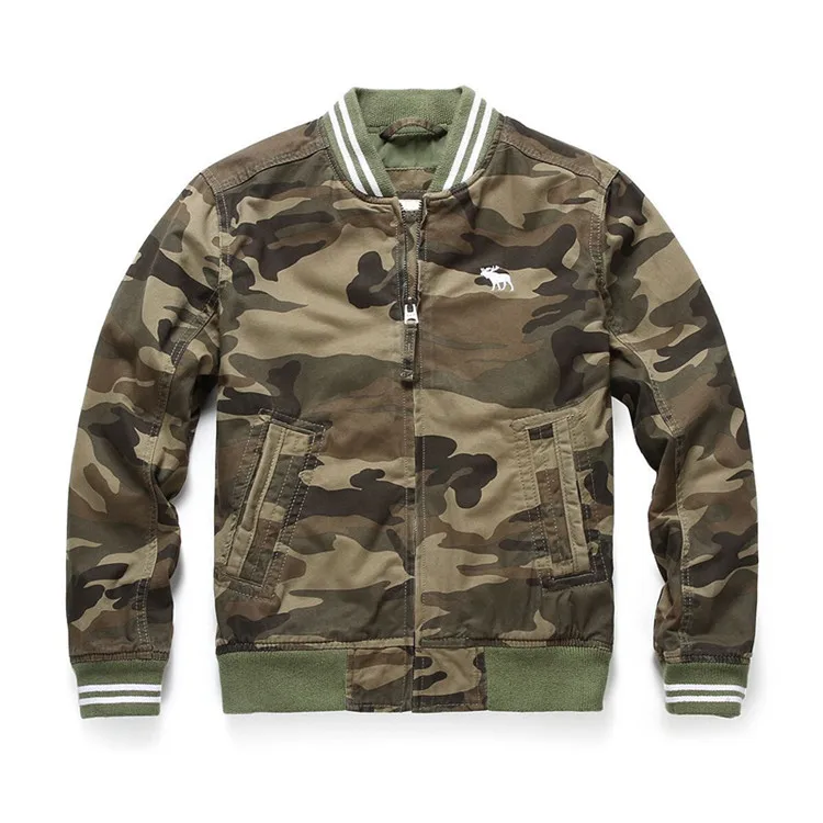 Wholesale hot sale high quality winter jacket camo print mens bomber jacket