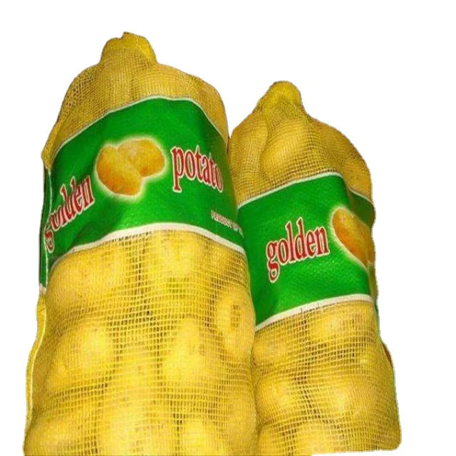 CE Packaging onion potato fruit competitive price 25kg 30kg plastic drawstring small PP woven tubular leno mesh net bags