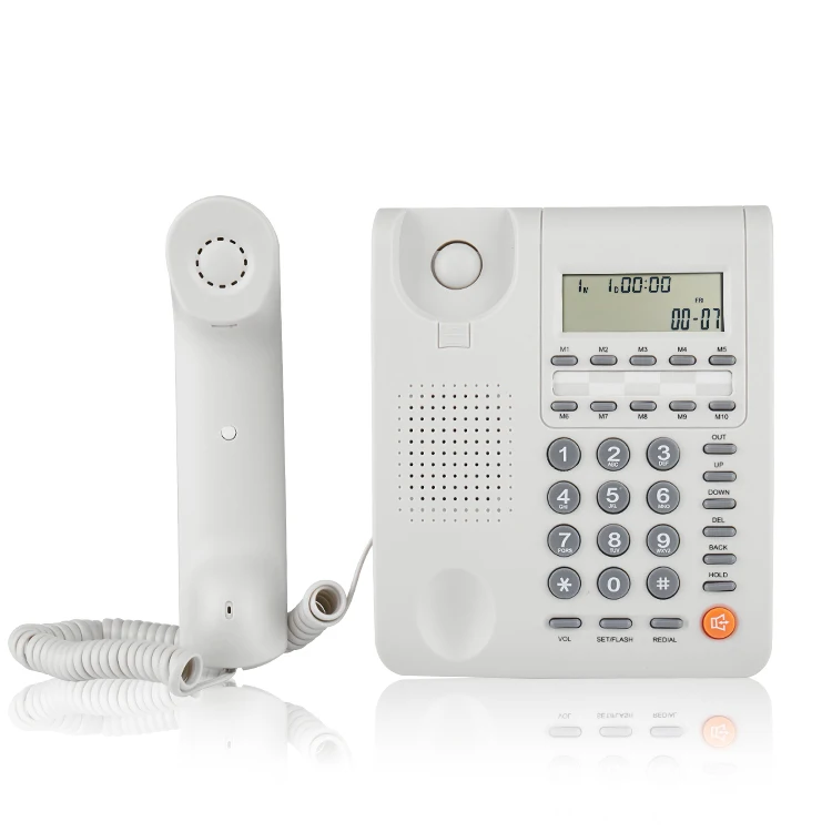 DEX Factory Directly Corded Telephone Cheap Price Landline Telephone for Home Hotel Office Fast Delivery ODM/OEM Custom Function