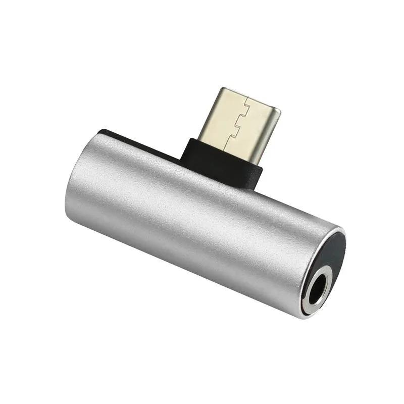 Новый практичный адаптер USB типа C 5 В/9 В/12 В 2 в 1 для зарядки и одновременного прослушивания