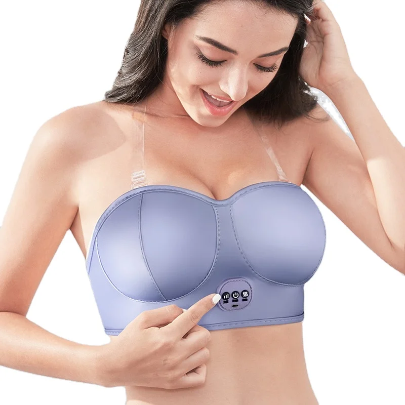 5 Gear Warm Breast Enhancement Machine Enlargement Lifting Massage Enhancer Vacuum Negative Pressure Chest Care Therapy Massager