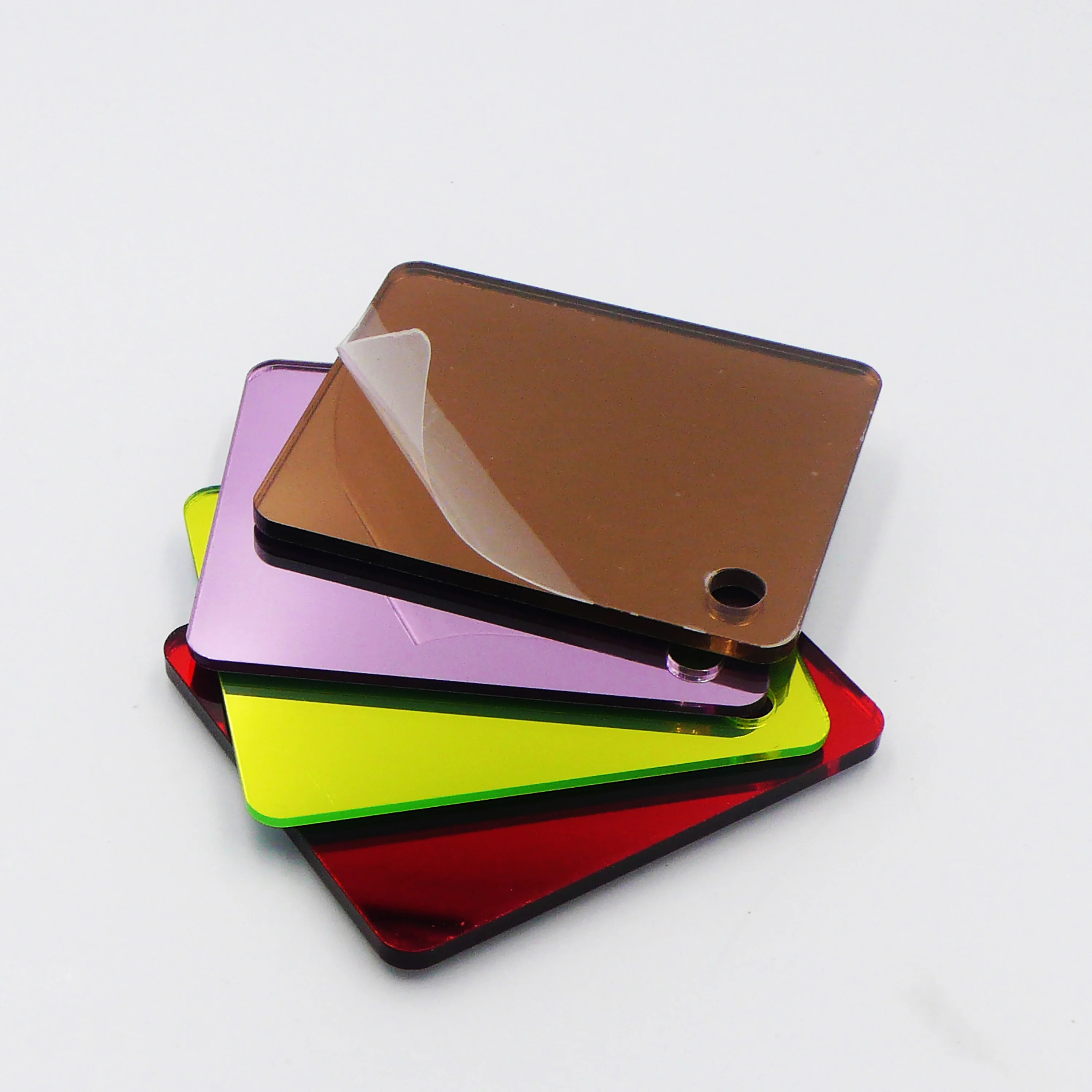 High Reflective Gold Acrylic Mirror Sheet Two Way Mirror Acrylic