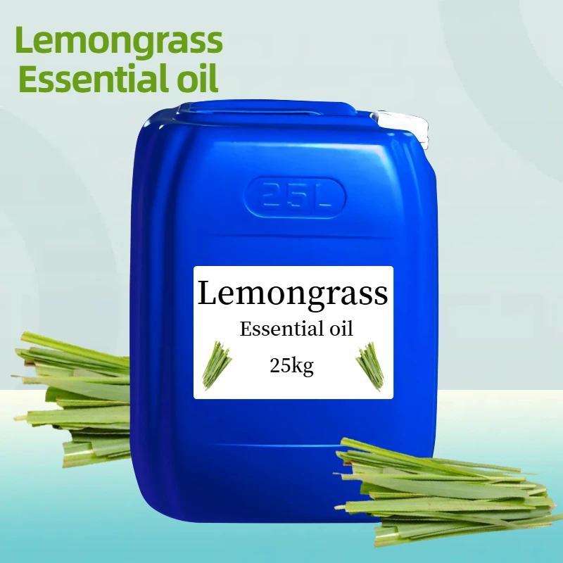 100% Pure Lemongrass Essential Oil Brightening Skincare Aromatherapy Massage Oil Supply Essential Oils Wholesale