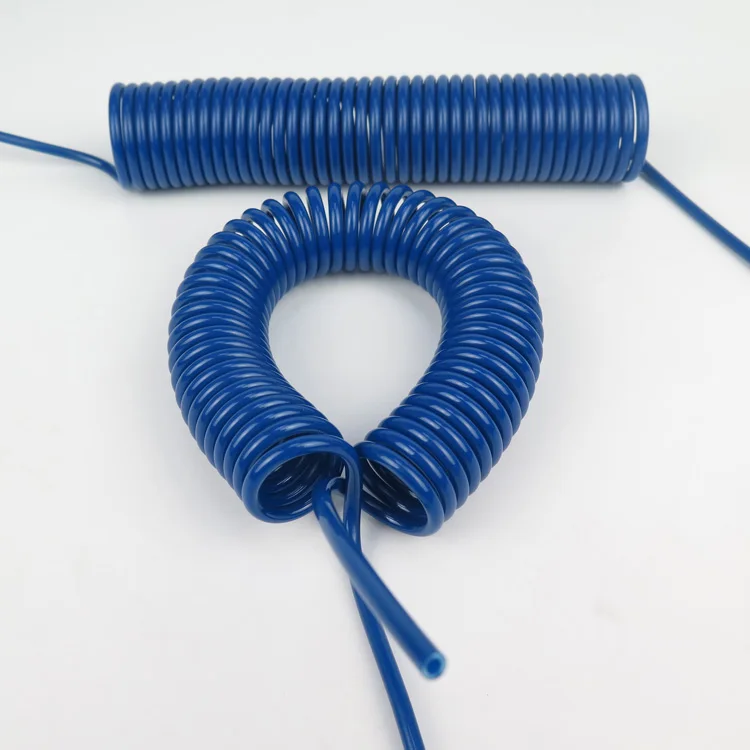 Flexible Polyurethane Tube PU Spring Coil Hose Pneumatic Colorful Spiral Hose