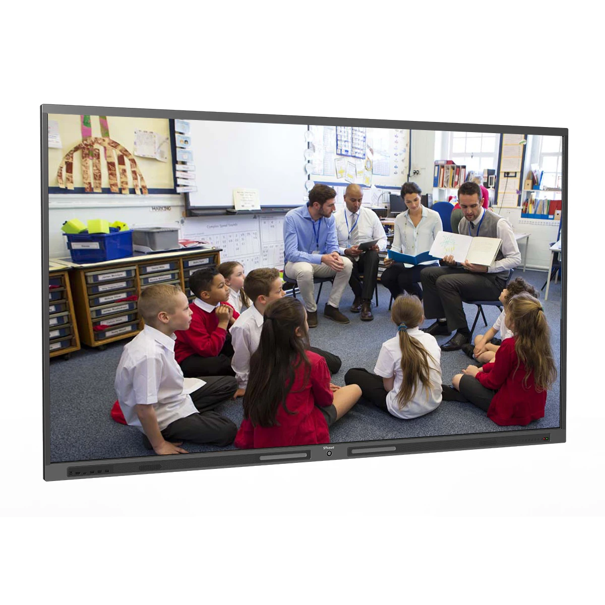 China 65inch 75inch 86inch Android 11.0 4k lcd led 86 Inch Pizarra Digital Pantalla Digital Pizarra Interactiva touchscreen