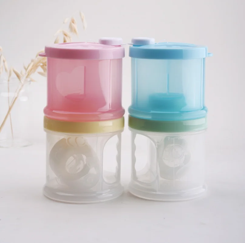 
Milk Powder Box 2 Layers Baby Feeding Bottle Food Storage Container 