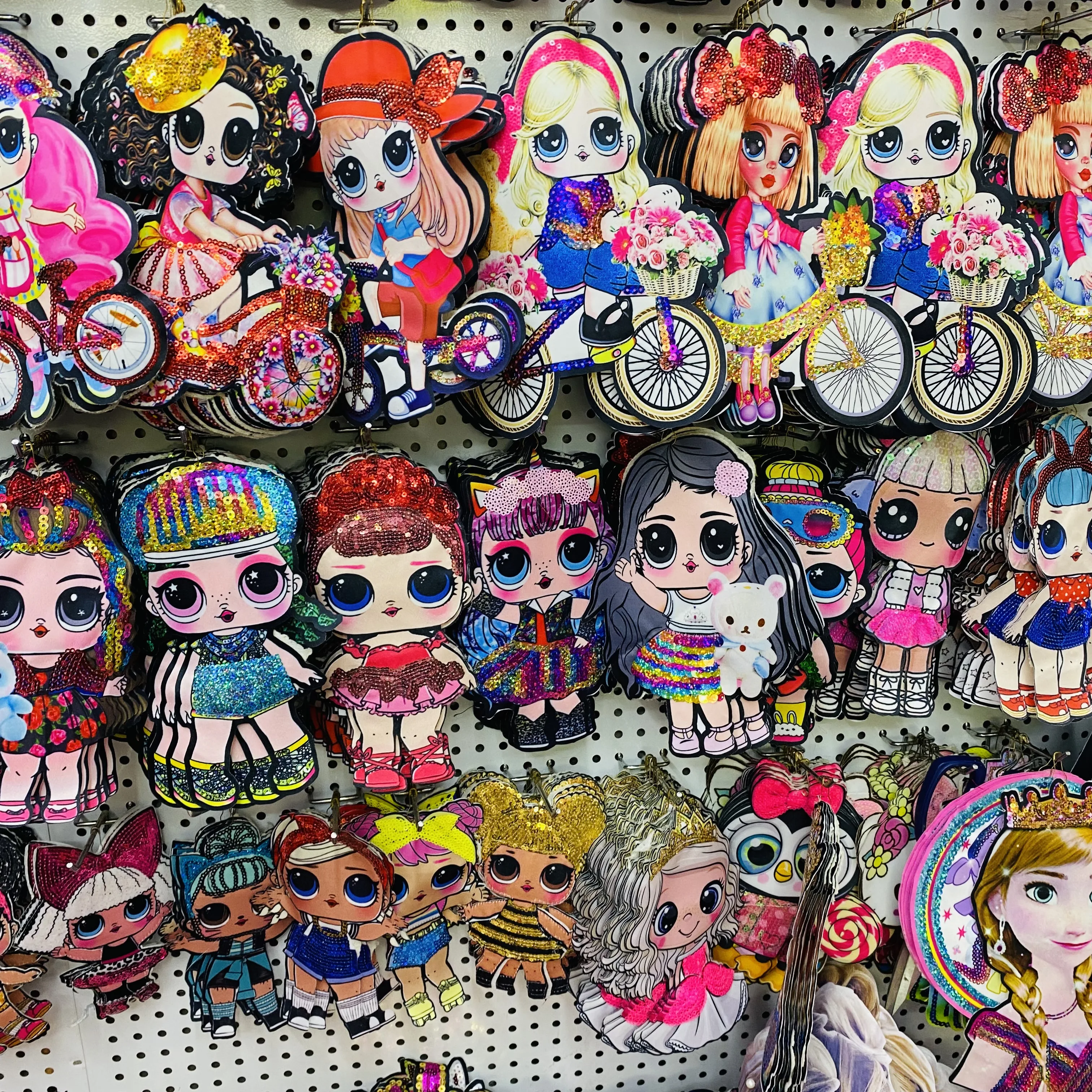 Sequins Embroidered Cloth Sticker Patch  Fashion Sequins Computer Embroidery patch