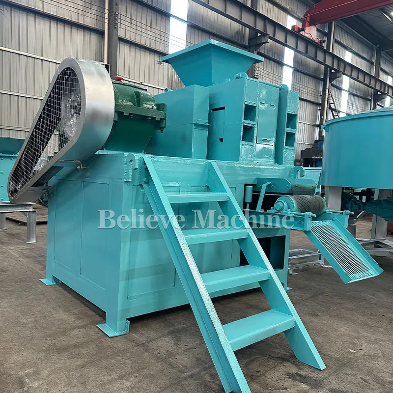 Believe Machinery bbq charcoal coal powder coconut charcoal wood briquettes making machine briquette press machine price factory